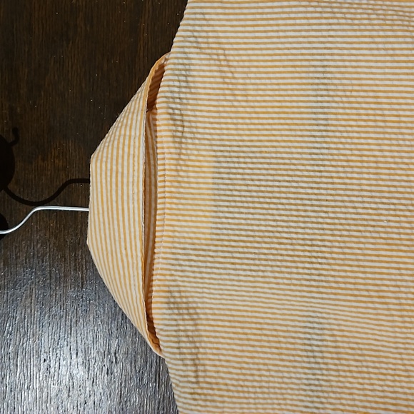 Peachy Pink Striped 50s Dress - Picture 9 of 13